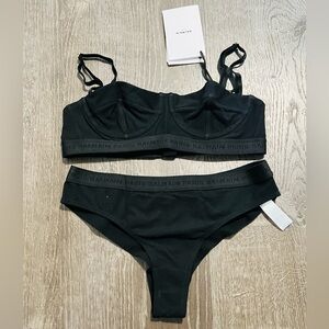 BALMAIN**Black Balconette Bra and Underwear**XS***$428